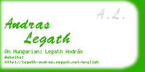 andras legath business card